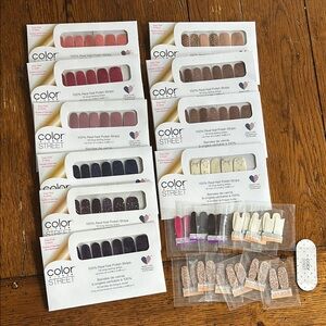 Color Street Nail Polish Strips Assorted Lot-Will not separate